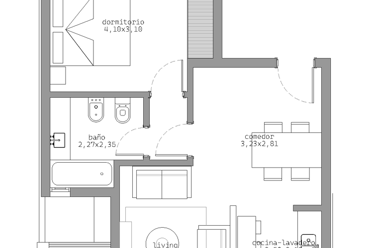 Departamento en Venta en Merced 1200, Pergamino Ciganda Inmobiliaria