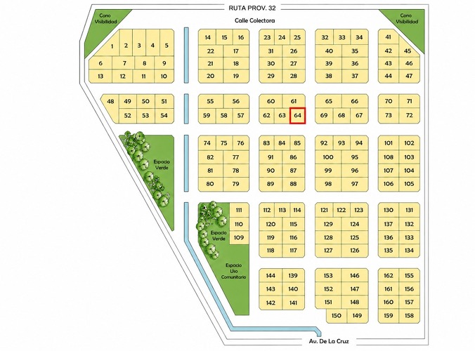 Terreno en Venta en Leonardo Da Vinci y Antonio Berni, Pergamino Ciganda Inmobiliaria