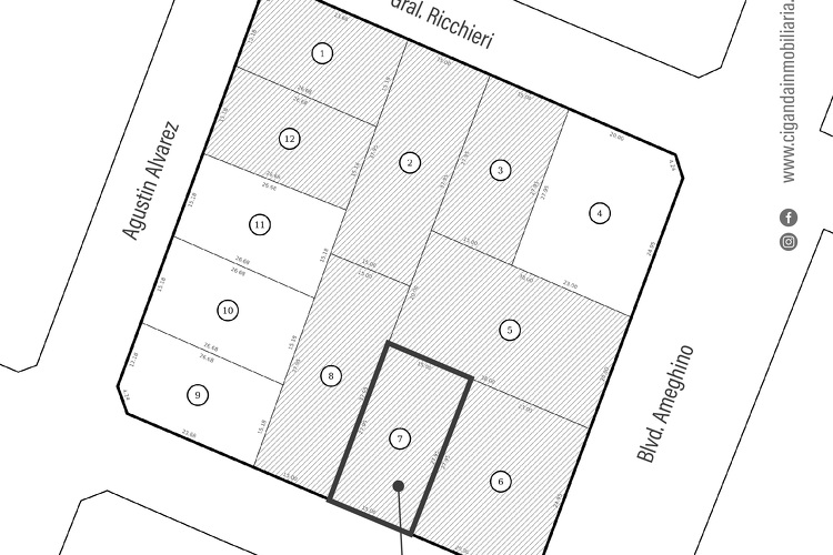 Terreno en Venta en H. Carnevale 1400, Pergamino Ciganda Inmobiliaria
