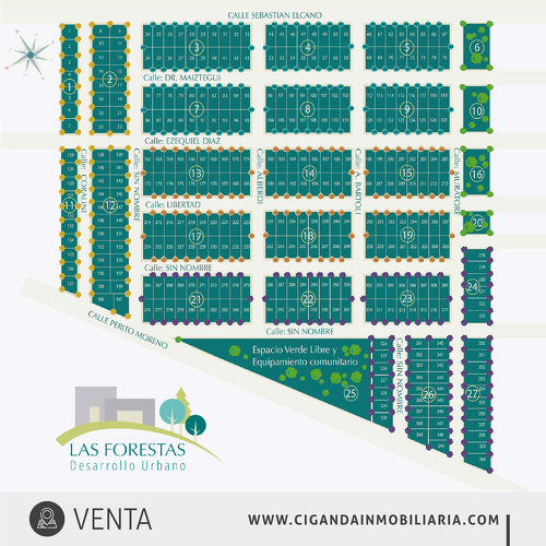 Terreno en Venta en Las Forestas | Barrio Residencial Abierto, Pergamino Ciganda Inmobiliaria